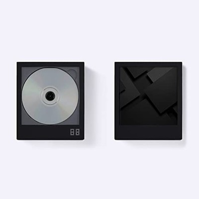 KM5 CP1 Bluetooth Wand-CD-Player schlankes tragbares Design schwarz