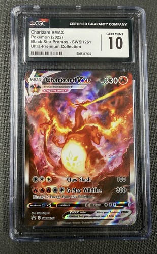 Charizard VMAX graded CGC 10 for sale on eBay