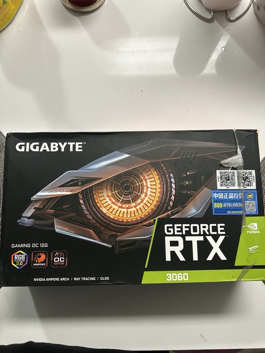 GIGABYTE NVIDIA GeForce RTX 3060 12GB GDDR6 Graphics Card GIGABYTE NVIDIA GeForce RTX 3060 12GB GDDR6 Graphics Card