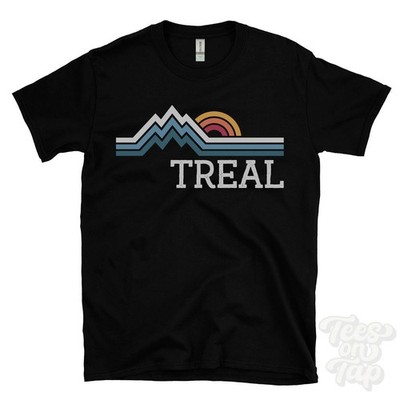 TREAL RETRO LOGO PARODY T-SHIRT cornwall grade - ruan ruan minor