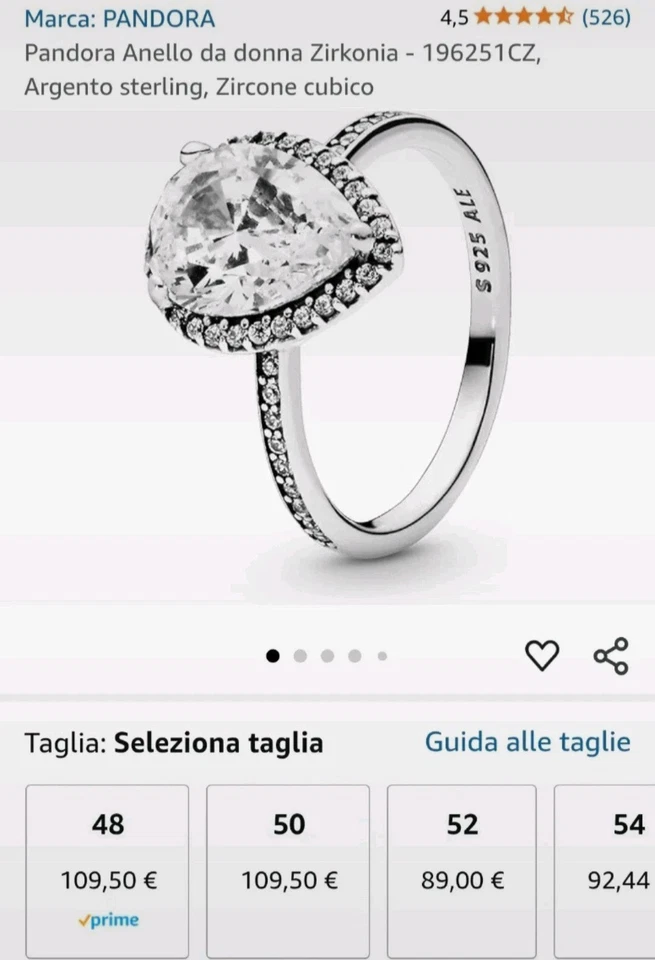 Anello Argento Pandora - Immagine 4 di 4
