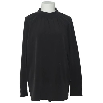 Halston, Bluse, Größe: L, Schwarz, Polyester, Einfarbig, Damen #1q5