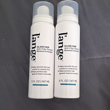 2x L'ange Glass Hair Anti-Frizz Heat Protect Spray Blowout Extender 5 fl oz