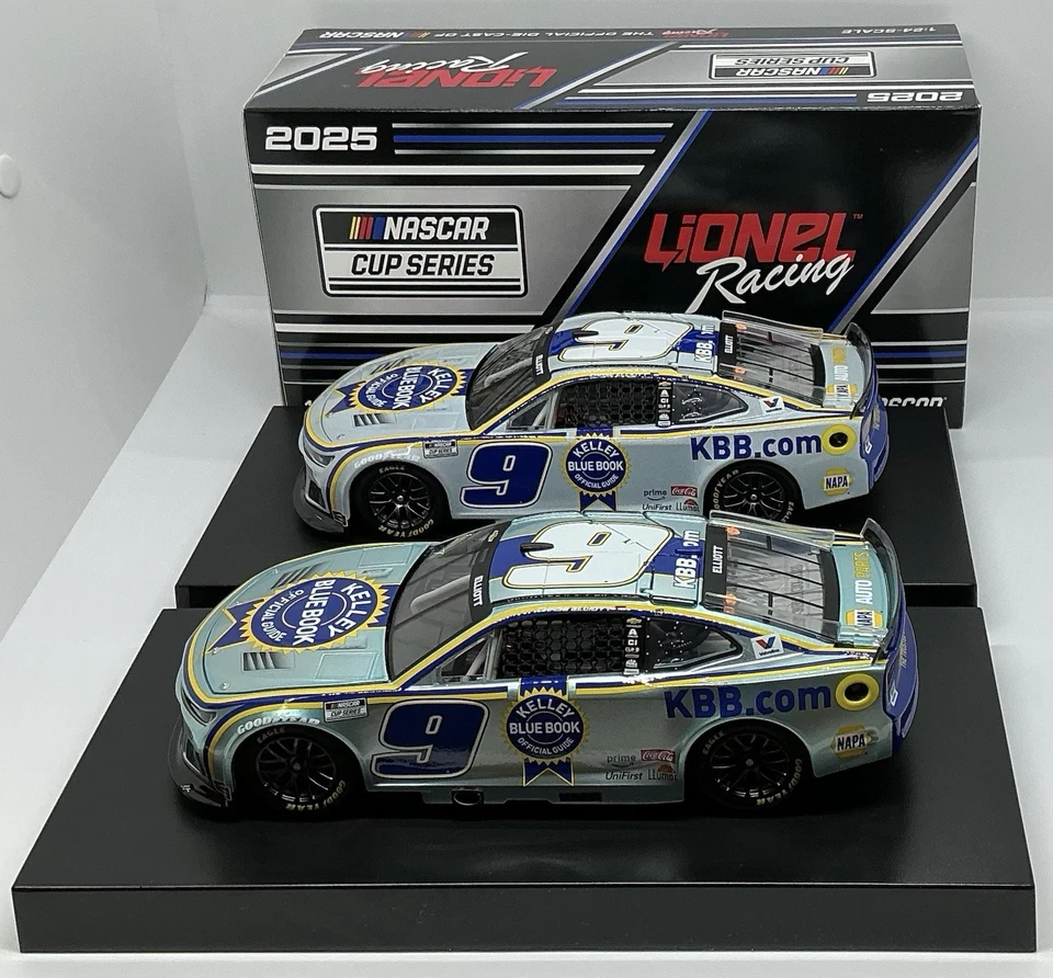 2025 1/24 #9 Chase Elliott KBB - 2 Car Set Liquid - Flashcoat Color Matching DIN - Image 2 of 3