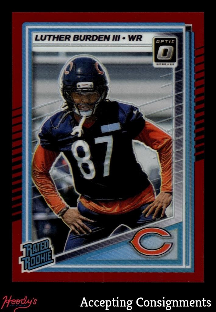 2025 Donruss Optic Red #275 Luther Burden III RC RATED ROOKIE 063/149 Bears