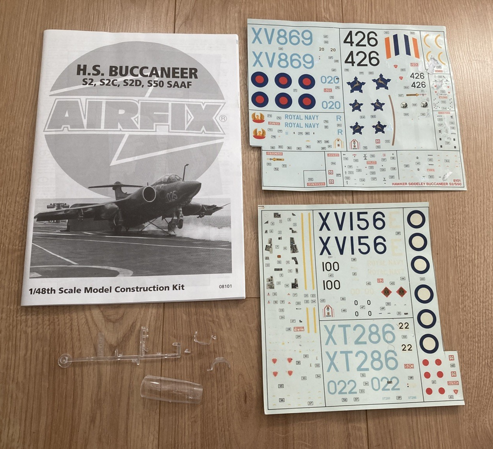 L289 Airfix Model Kit 08101 - H.S. Buccaneer S2/S2C/S2D/SMk50 - 1/48 ...
