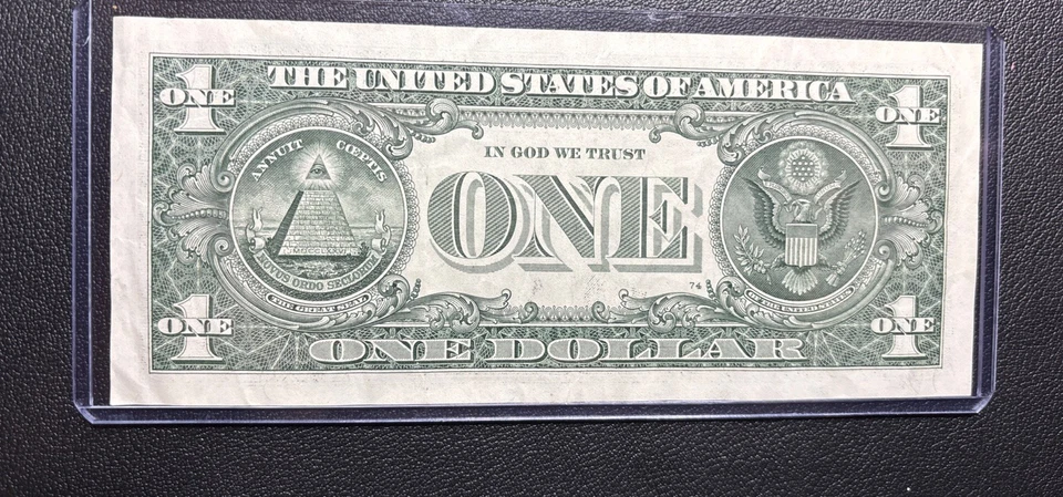 2021   $1 Dollar Bill 💵 #35333933( 6 of a Kind) All Odd Numbers - Image 3 of 4