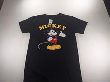 Disney Mickey Mouse Youth Medium Black Short Sleeve T-Shirt