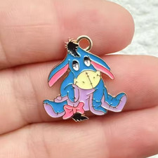 Lot Cartoon eeyore charm Pendant DIY bracelet earring Jewelry Making