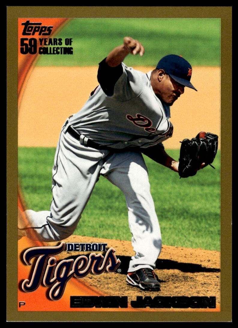 2010 Topps #254 Edwin Jackson Gold #/2010