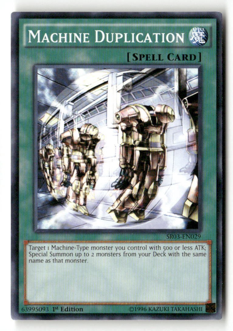 Machine Duplication SR03-EN029 Yu-Gi-Oh Unlimited LP