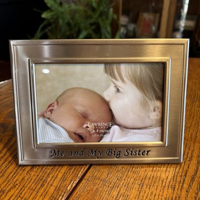 LAWRENCE FRAMES 4x6 Silver Picture Frame - Me and My Big Sister