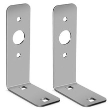 Trailer Light Brackets Mounting L Shape Premium Galvanized Steel Tail Pack of 2