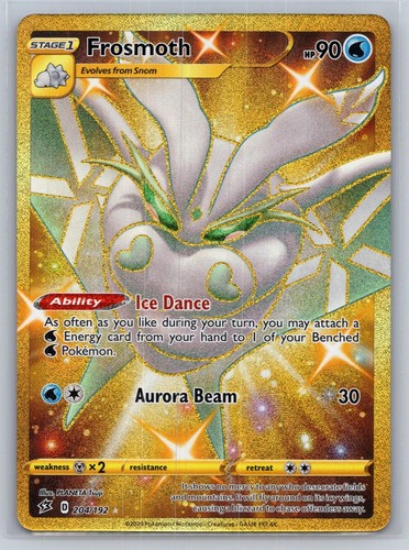 Frosmoth 204/192 Secret Rare Rebel Clash Pokemon Holo NM