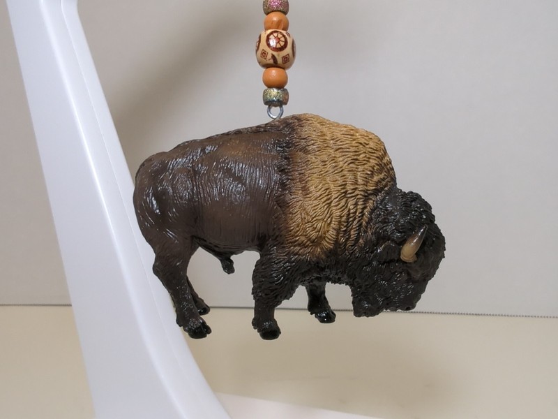 Bison 🦬 Buffalo Custom Christmas Tree Ornament NEW! North America Wildlife BV 