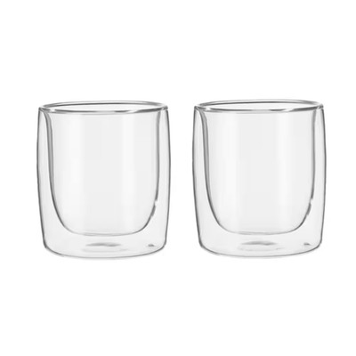 Sorrento 2-Pc Double-Wall Tumbler Glass Set - Clear