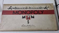 "Rare" Vintage 1935, 1946 No. 9 White Box Edition Monopoly Complete