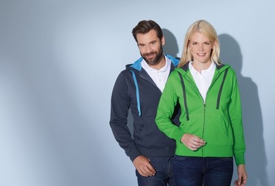 James & Nicholson Damen Hoodie Zip Jacke Sweatjacke Kapuze Reißverschluss  JN594