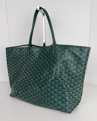 Goyard Saint Louis Tote Bag GM in Green Goyardine Coated Canvas B-4