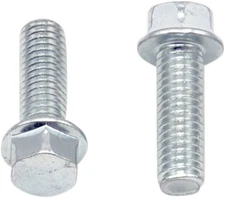 Bolt Motorcycle Hardware Hex Head Flange Bolts M6 x 18mm 8mm 10-Pack