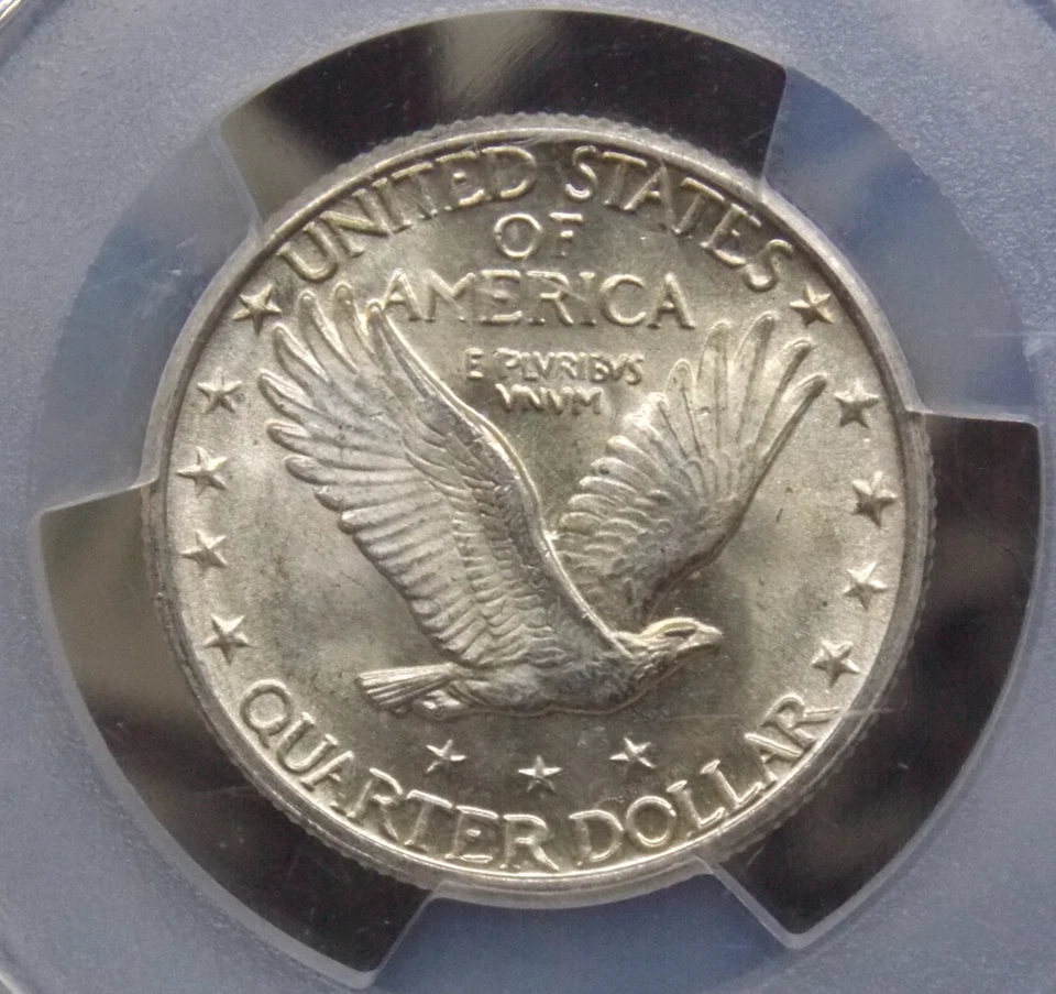 1930 "P" Standing Liberty SILVER Quarter 25c PCGS MS63 FH #819 *FULL HEAD* ECC&C - Image 2 of 4