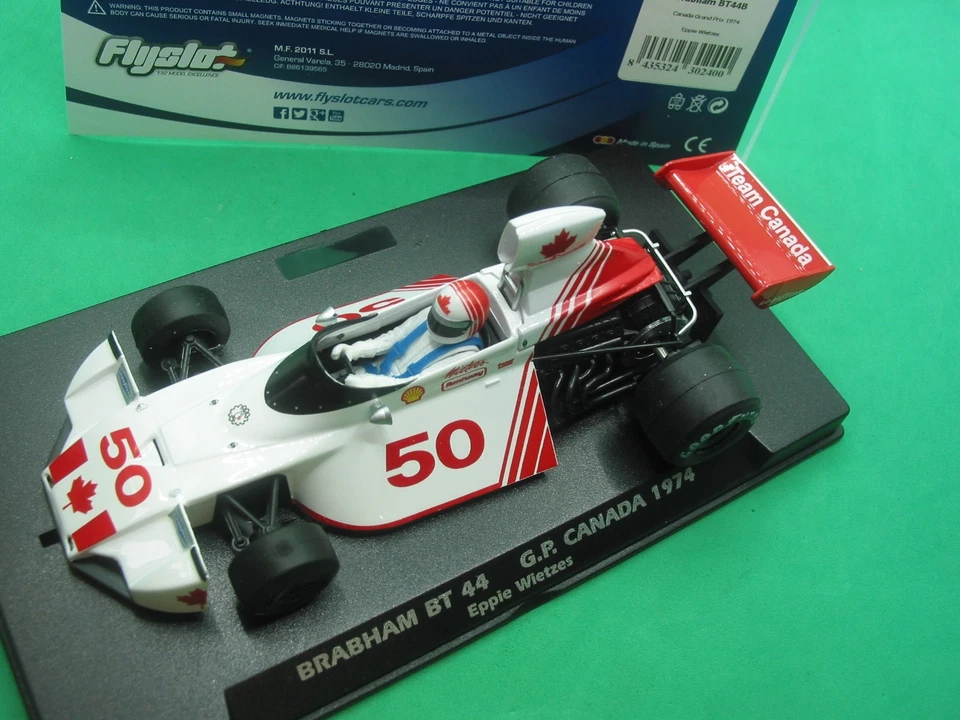 FLY 1/32ND SLOT CAR 062105 BRABHAM BT44B CANADA GP 1974 #50 BNIB - Image 3 of 3