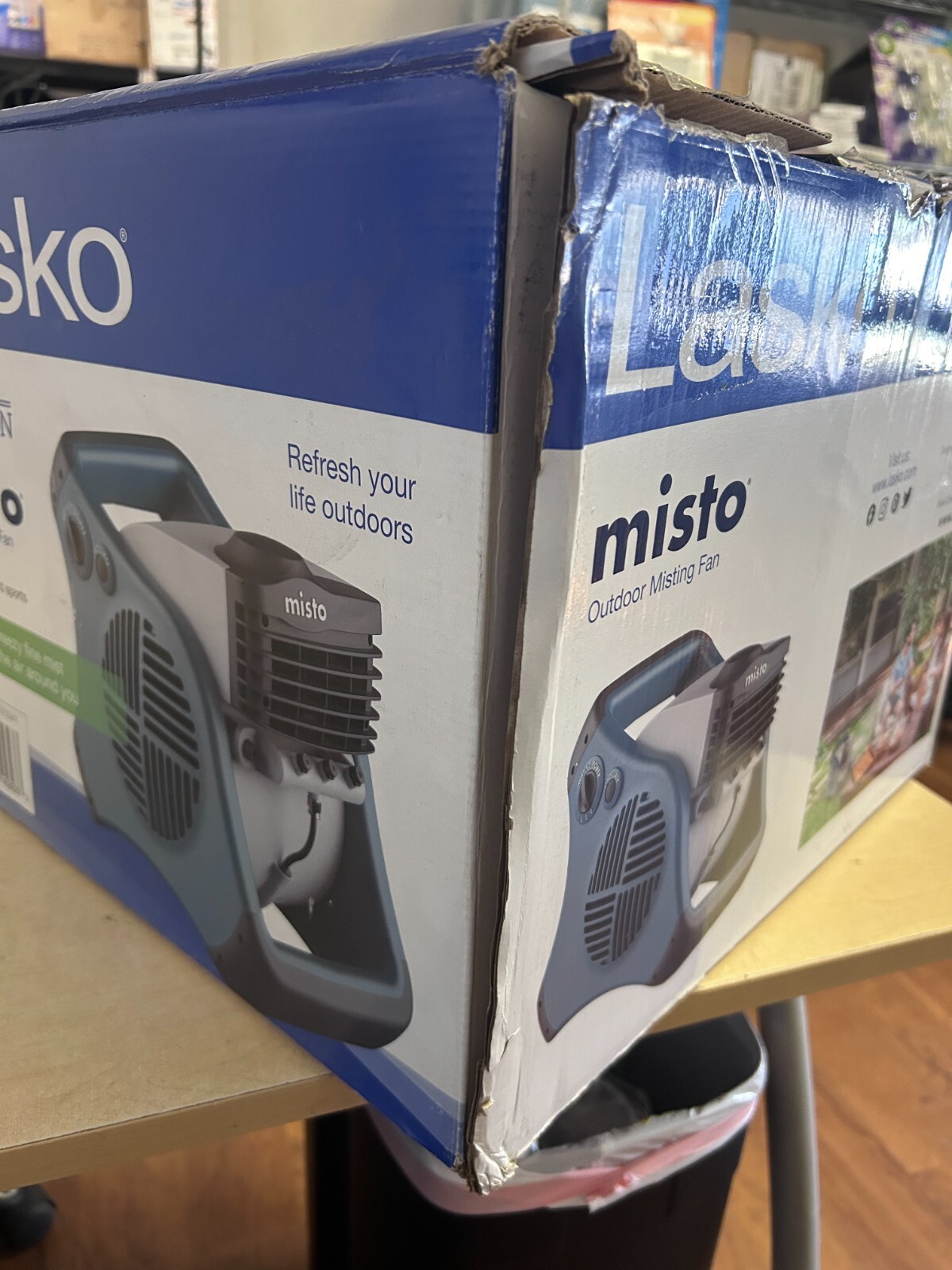 Lasko 7054 Elite Collection Misto Outdoor Misting Fan A eBay