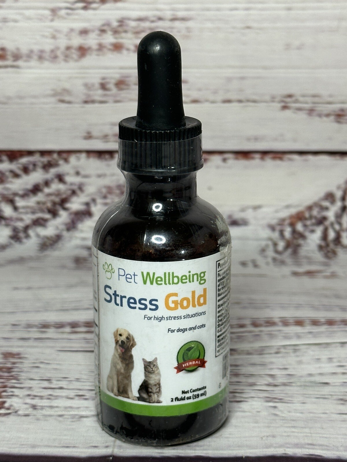 Pet Wellbeing Stress Gold for Dogs & Cats Calming and Relaxing Exp 09