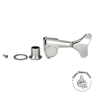 Warwick Bass Tuning Machine Key, Left (Bass Side) - Chrome