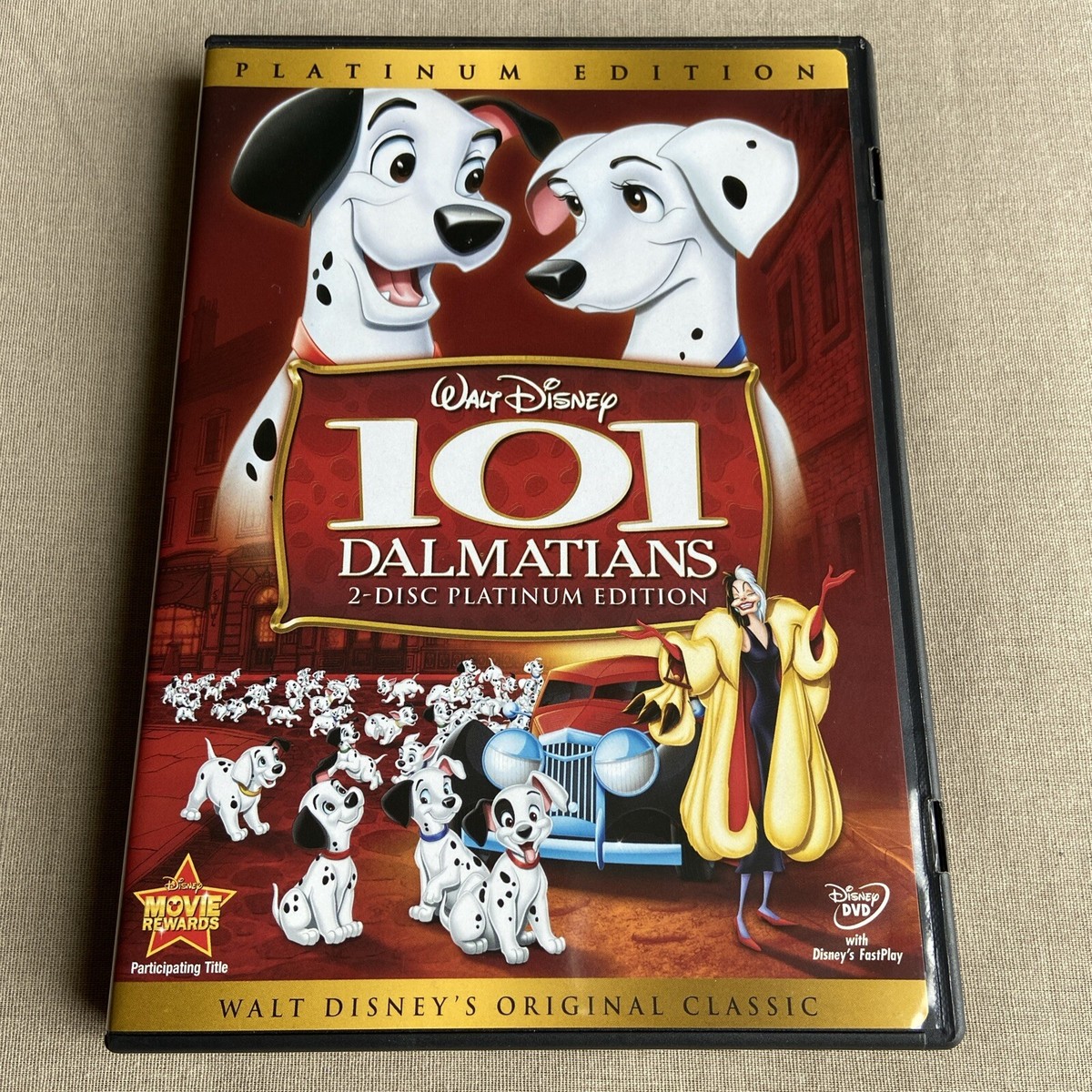 Disney 101 Dalmatians コンパクトカードセット Walt Disney: 101 Dalmatians (DVD 2-Disc Platinum Set Slipcover