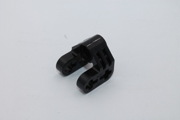 Lego Technic 4X Winkel Verbinder Axle Pin Connector 92907 Schwarz Black-image