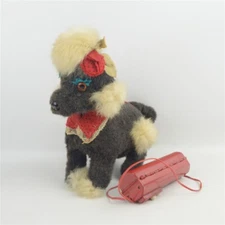 Vintage Cragstan RC Battery Operated Plush Poodle Toy Japan For Restore