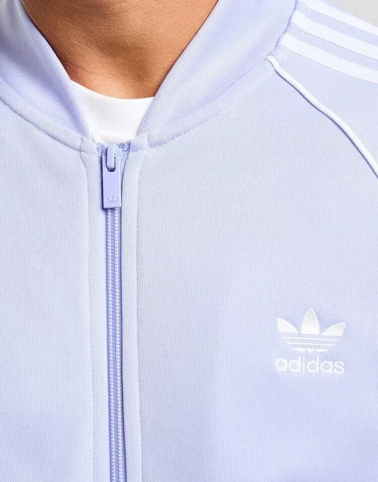 Giacca Adidas SST Track Top Viola/Bianco foto 5