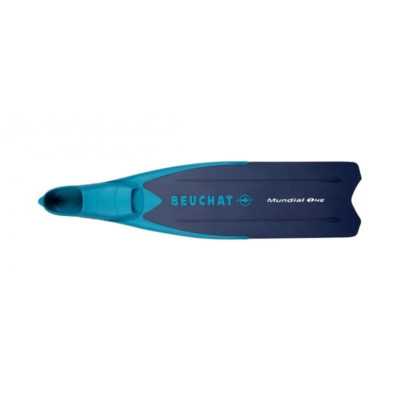 BEUCHAT Mundial One Freediving Fins - Blue - Complete