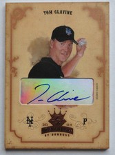 Tom Glavine 2004 Diamond Kings DK Signatures Bronze Auto #1/2 New York Mets HOF 