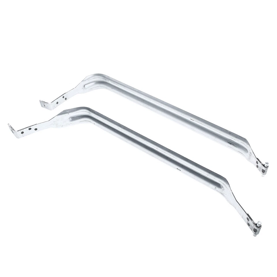 2x correas plateadas para tanque de combustible para Saturn SC SL1 1991-1992 SC1 SC2 1993-2002 base Foto 2 de 4