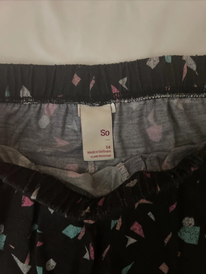 Circo Girl’s Pajama Top Size 14/16 And bottom SO size 14 - Image 4 of 4