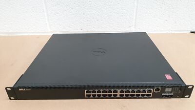 Dell Networking N2024P 24 Port Gigabit PoE+ Ethernet Switch 2x SFP+ ...