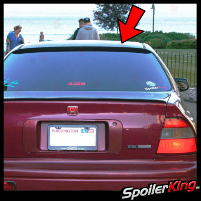 SpoilerKing Rear Roof Spoiler Window Wing (Fits: Honda Accord 1994-97 4dr) 284R 