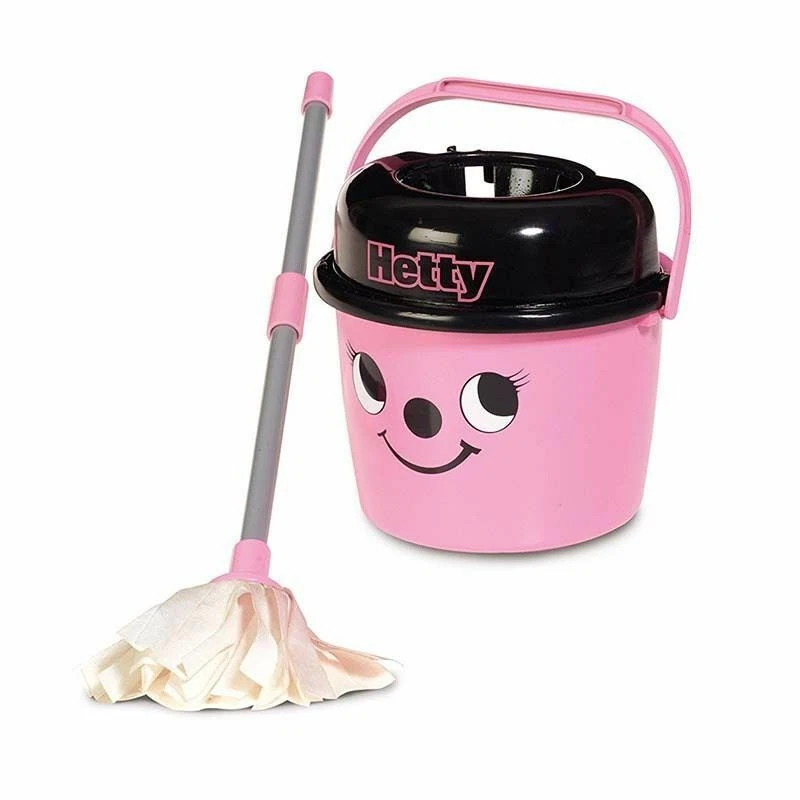 Pre School Kids Hetty Toy Mop Bucket Cleaning Set Pretend Role
