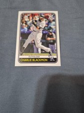 2020 TOPPS # 11 CHARLIE BLACKMON BASEBALL  CARD