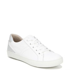 Women's Naturalizer Morrison Lace Up Sneakers White Iridescent Leather