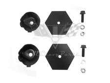 1965-1970 Impala Rear Lower Control Arm Coil Spring Pod Clamp PAIR