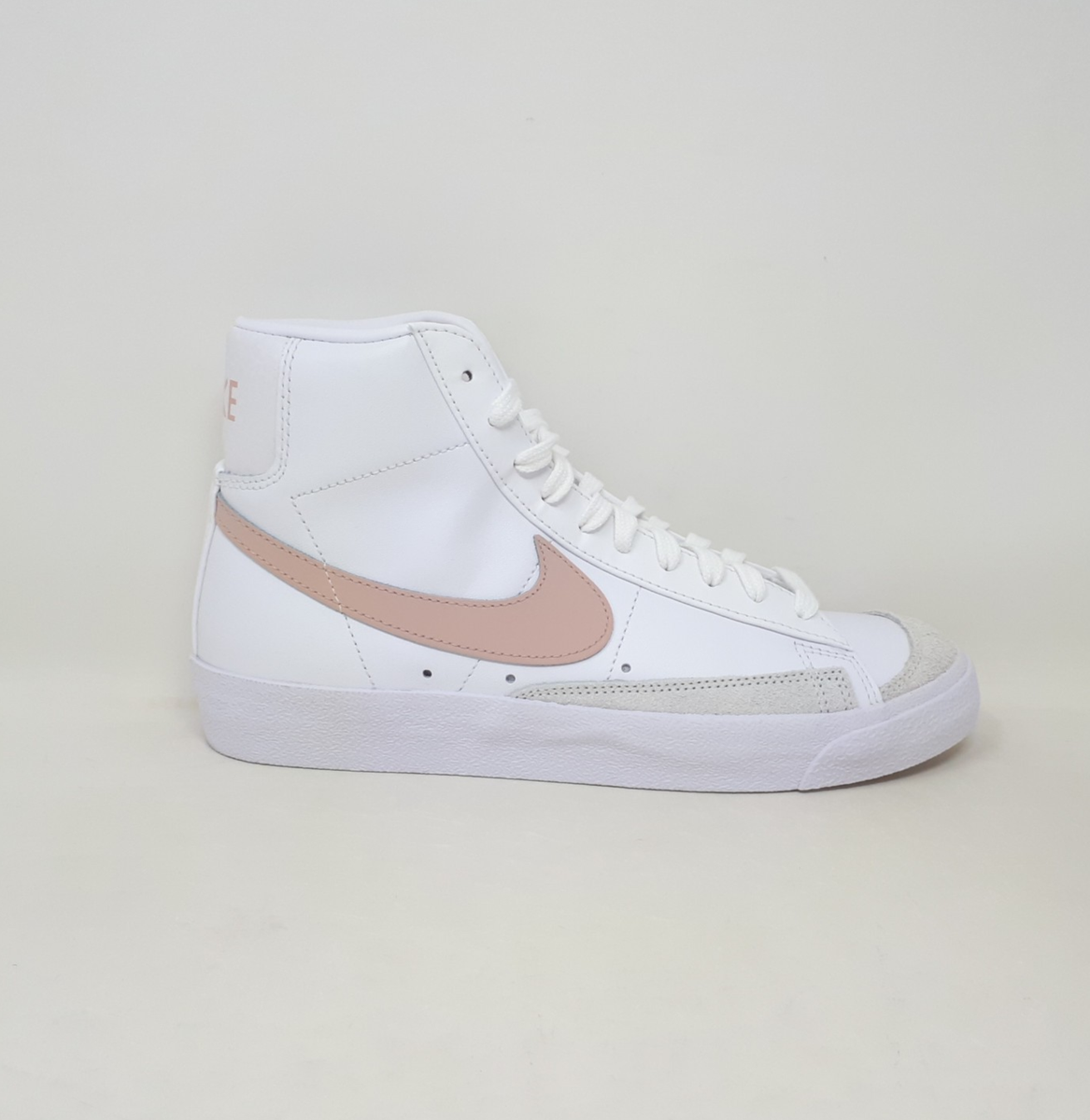 Nike Blazer Mid '77 White Pink Casual Shoe Sneaker Retro Womens