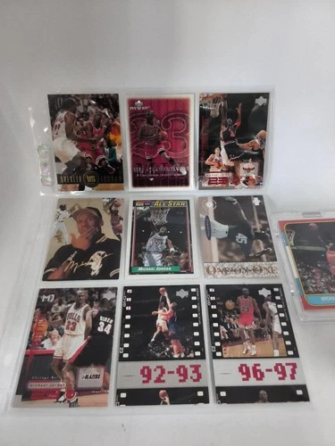 Michael Jordan 15 Card 90s Basketball Lot Inserts, Rookies, HOF