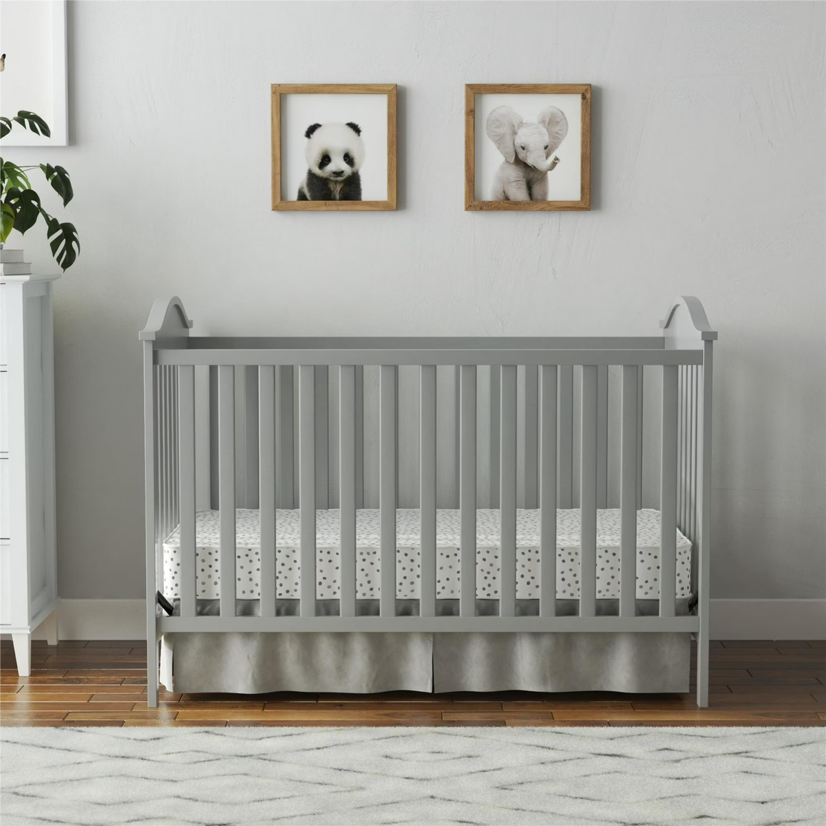 Baby Relax Adele 3-in-1 Convertible Crib, Light Gray | eBay