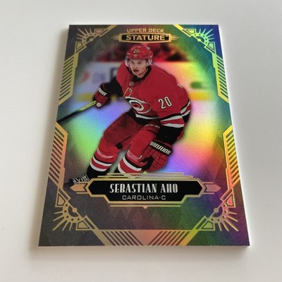 NHL Card-Sebastian Aho--UD Stature 2020-21-Carolina