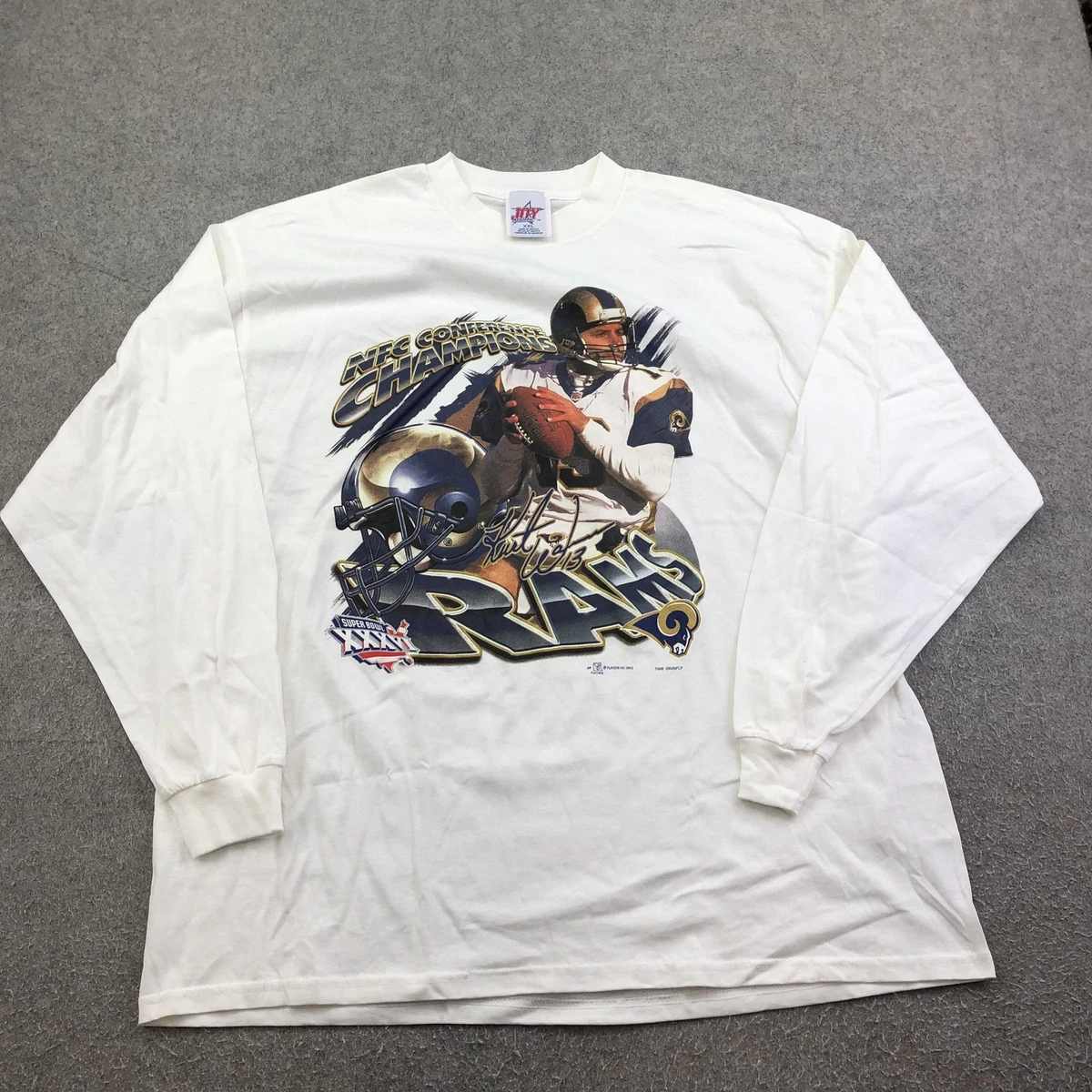 T-shirt vintage des années 90 des St. Louis Rams - Football