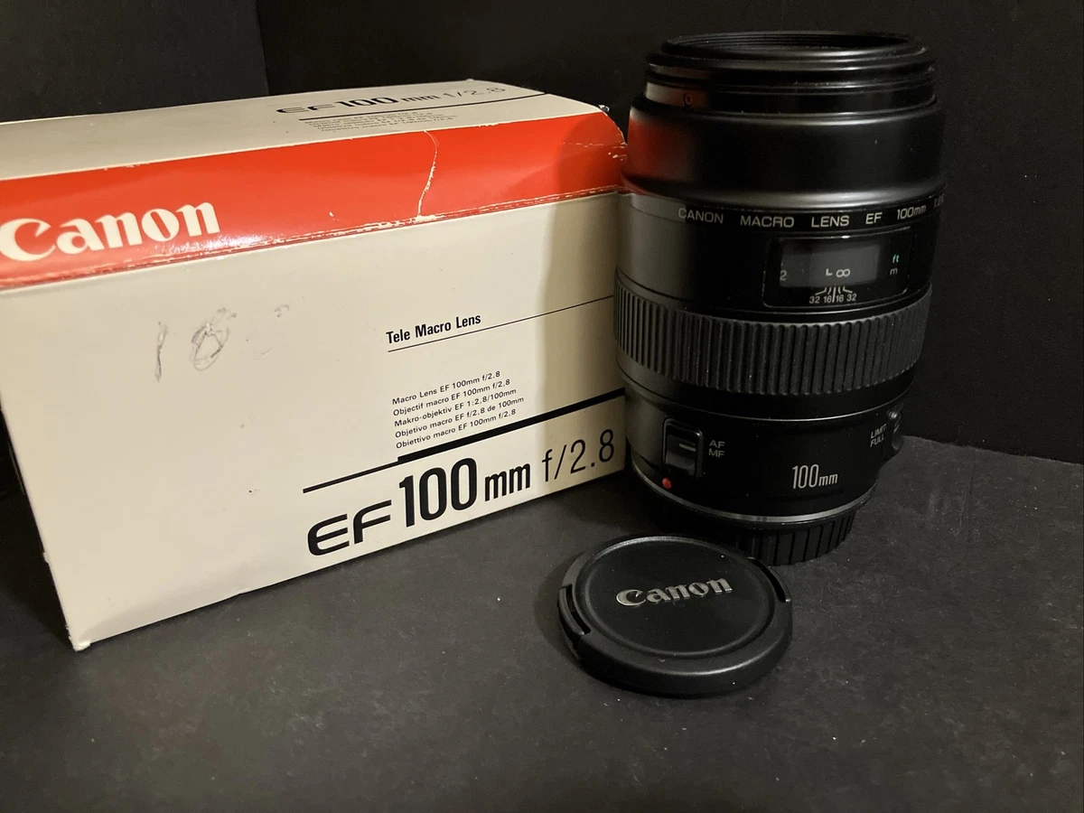 Canon EF f/2.8 100mm Focal Macro/Close Up Lenses for sale | eBay
