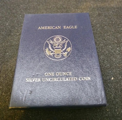 2008 AMERICAN SILVER EAGLE UNCIRCULATED $1 US Mint, OGP/COA.